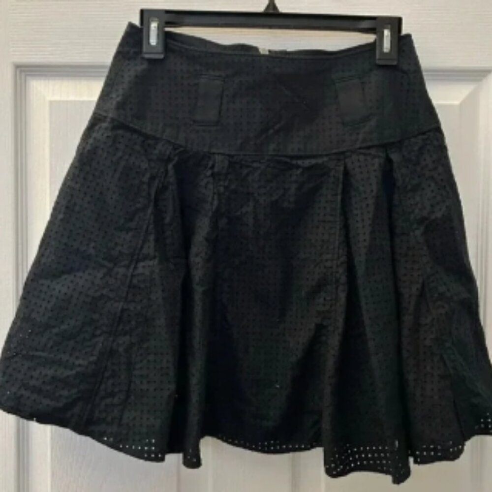 ! proenza shouler laser -cut two way zipper skirt size 2